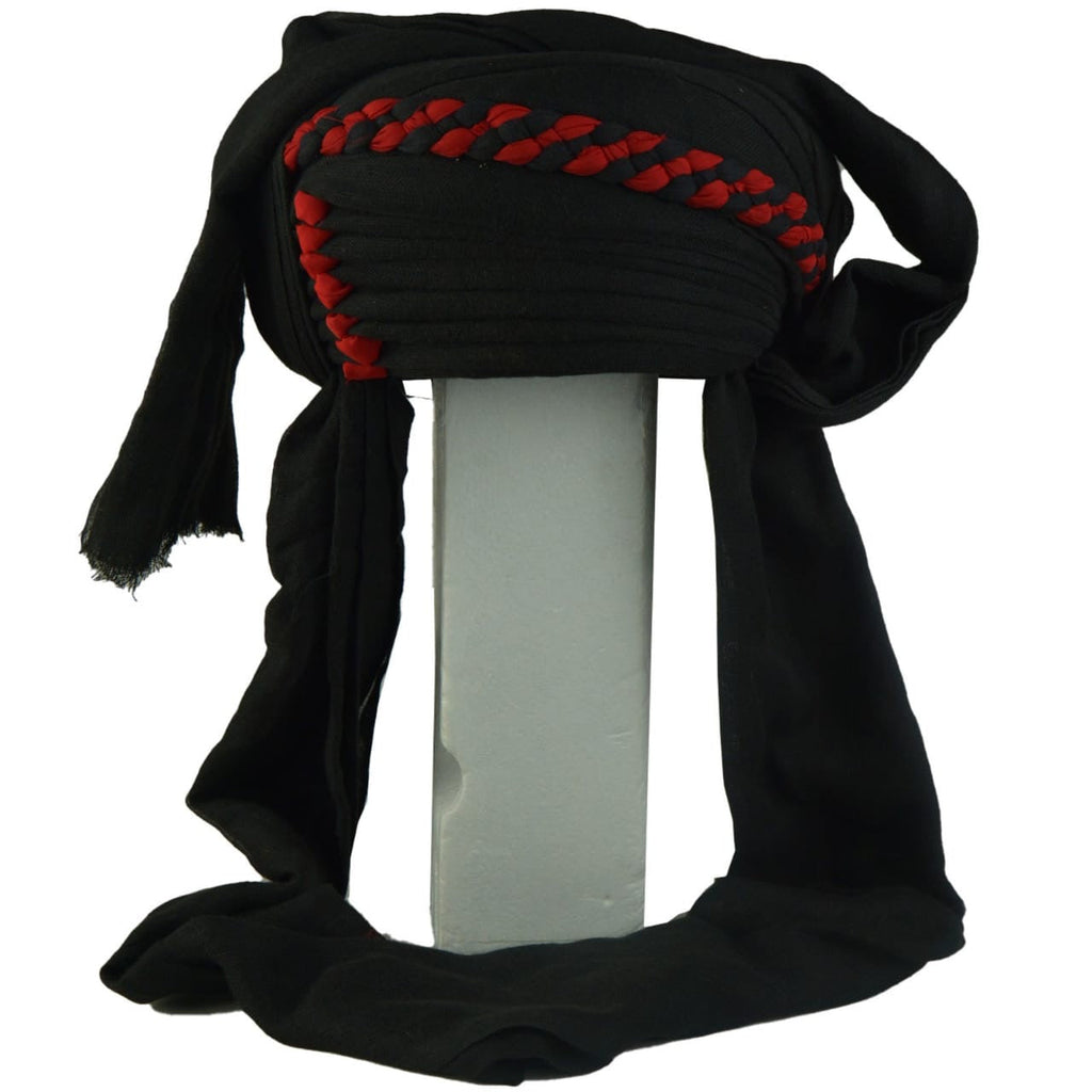 balochi black turban for men