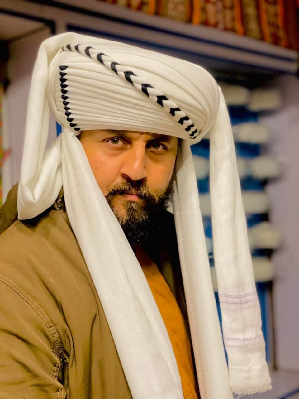 Balochi Traditional Turban – Handcrafted Heritage Elegance black chebuk